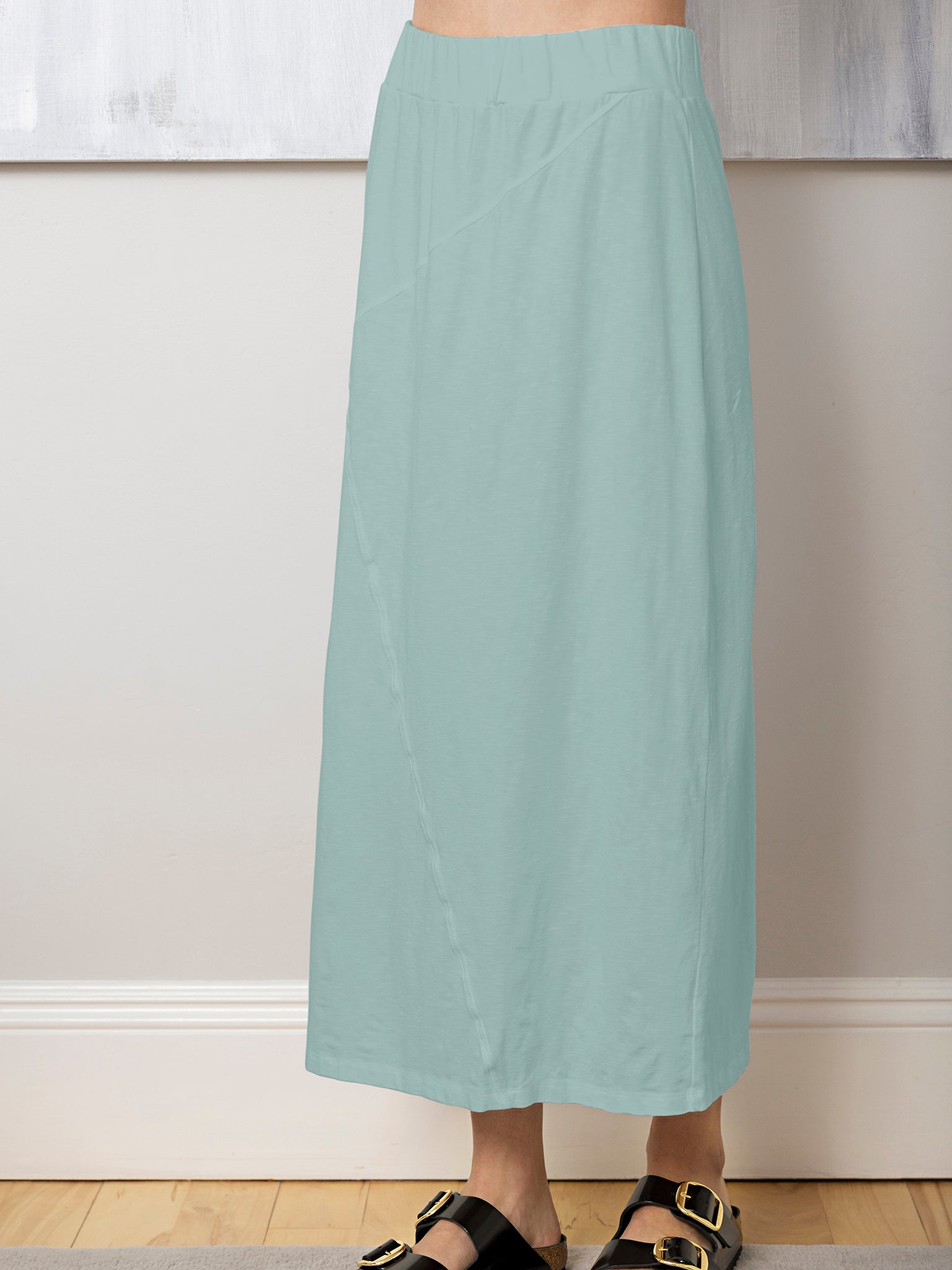 Seamed Ankle Skirt