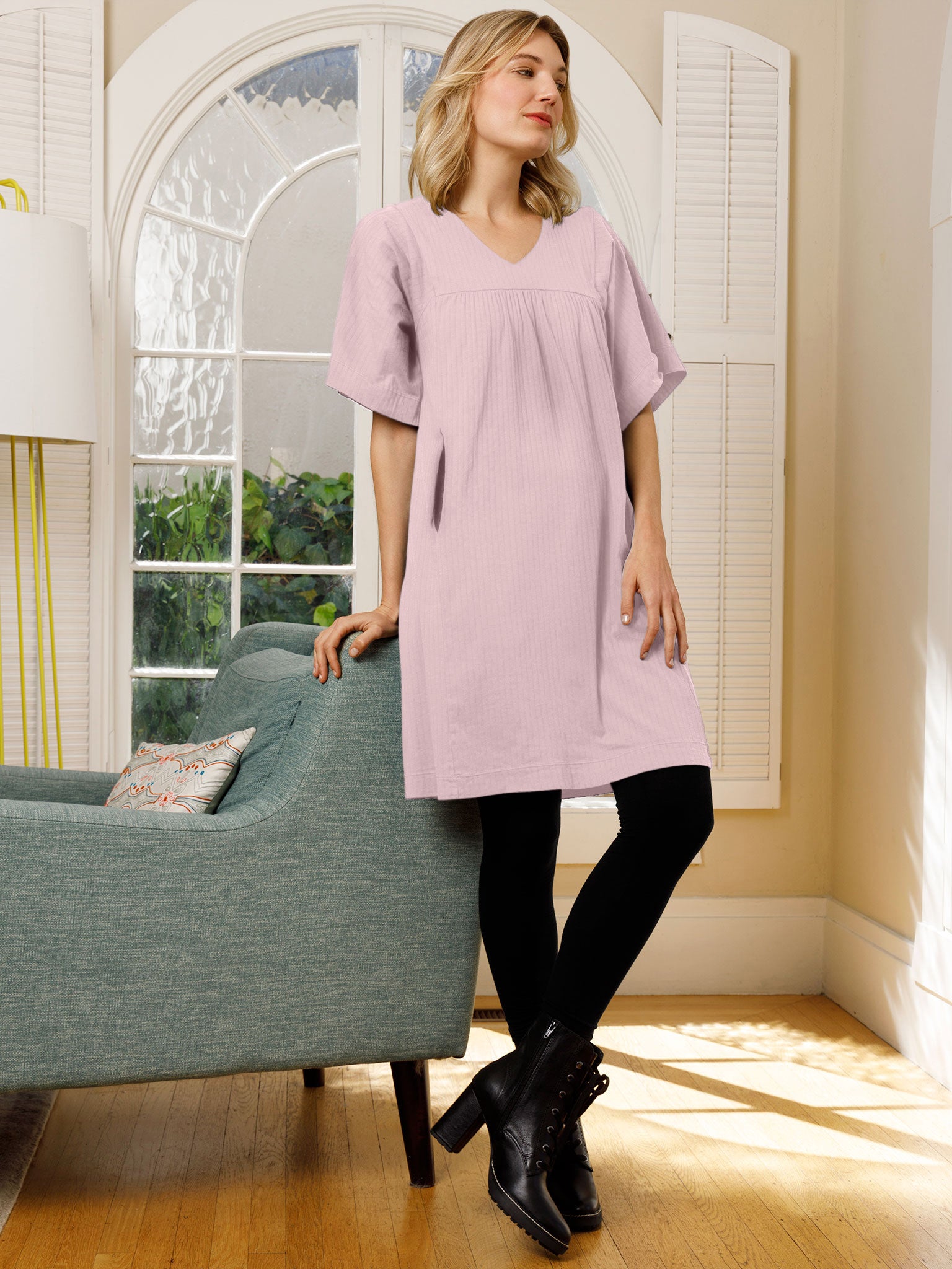 Pointelle Caftan