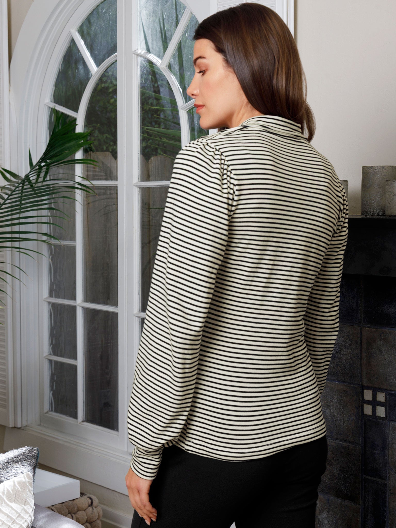 Stripe Pouf Sleeve